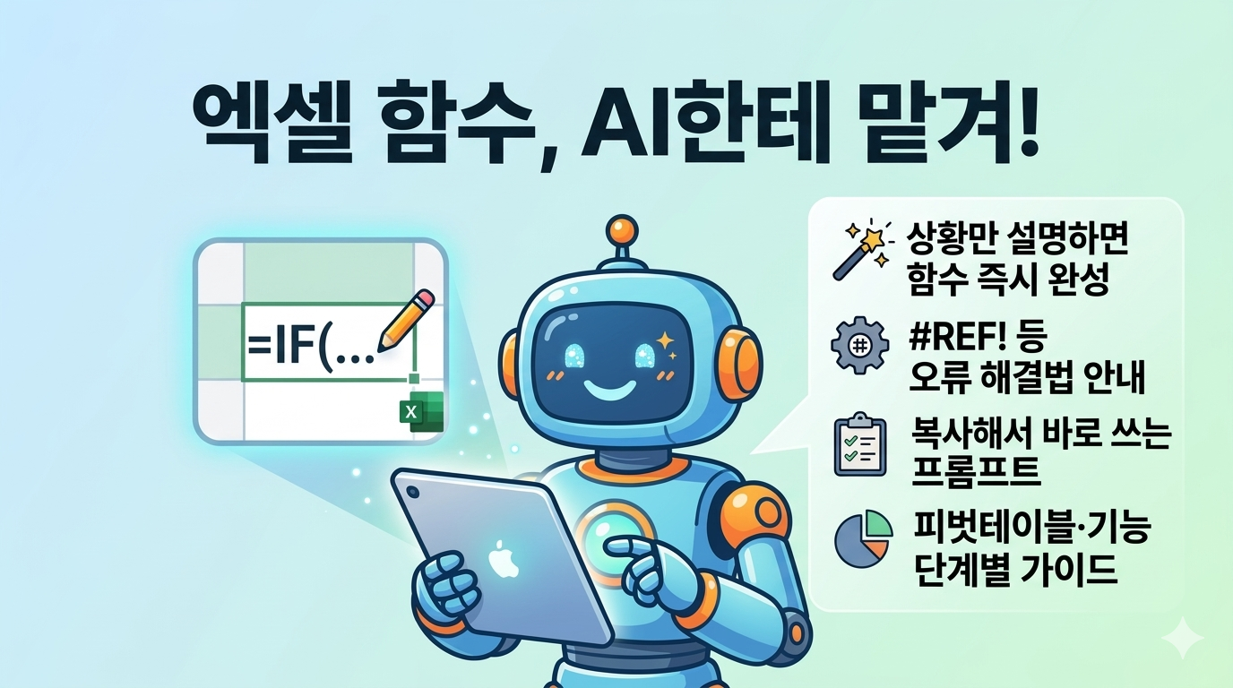 엑셀 함수 AI로 해결하기